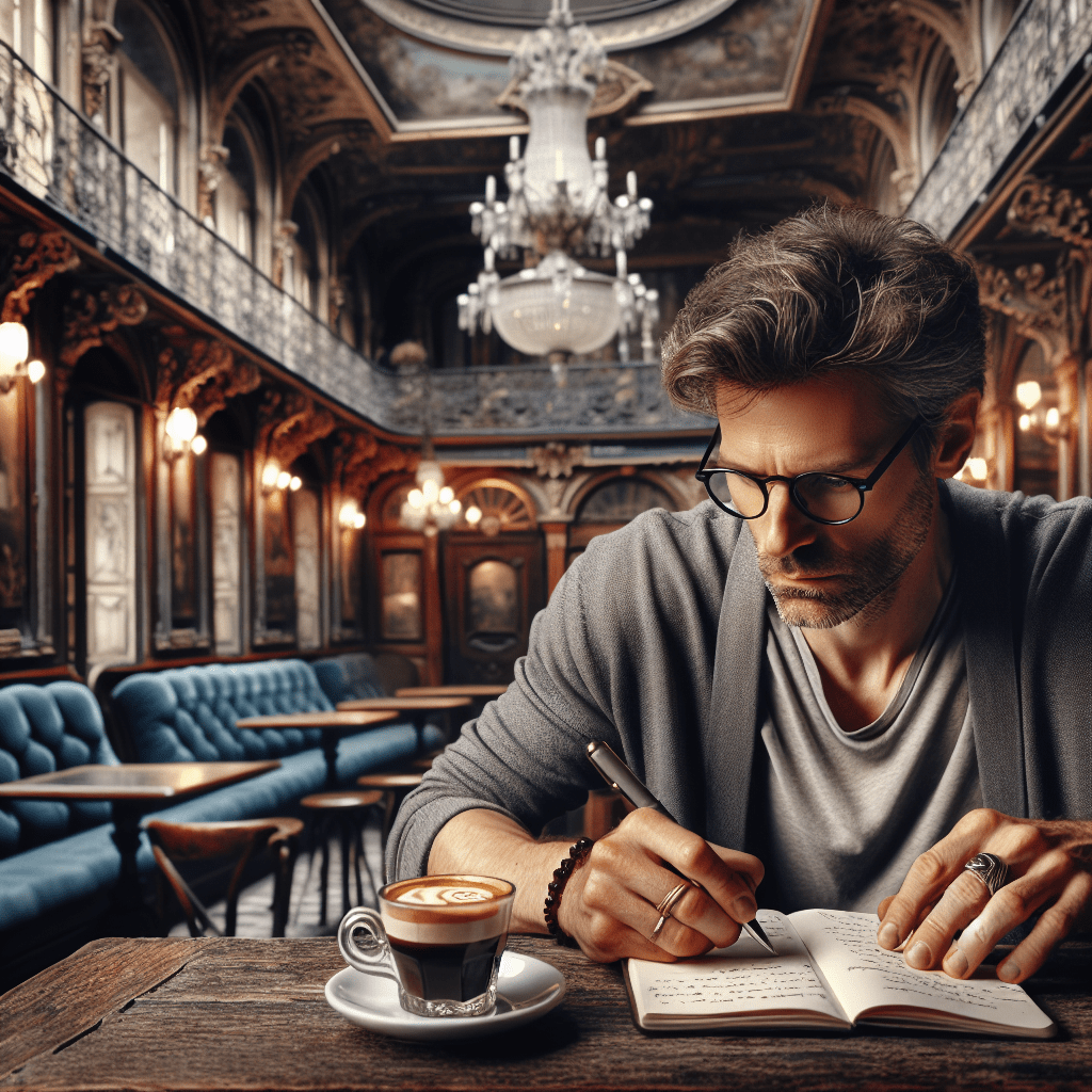 Die romantische Verbindung zwischen Literatur und Cafés in Europa