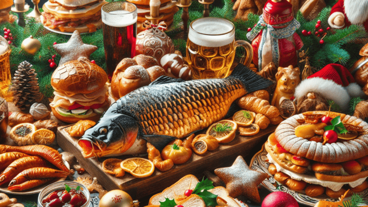 Traditionelle Weihnachtsmahlzeiten in Tschechien