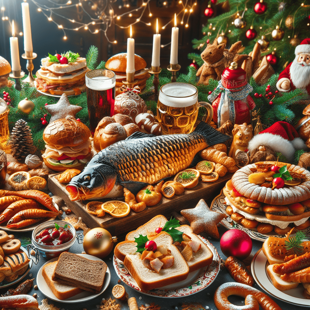 Traditionelle Weihnachtsmahlzeiten in Tschechien